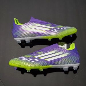 Adidas F50 League LL FG MG Laceless Soccer Cleats Shoes JH7734 Men's Size 10.5